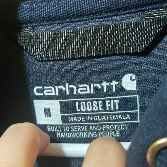 Men’s Carhartt K121 Loose Fit Midweight Hooded Sweatshirt Hoodie - Picture 4 of 6